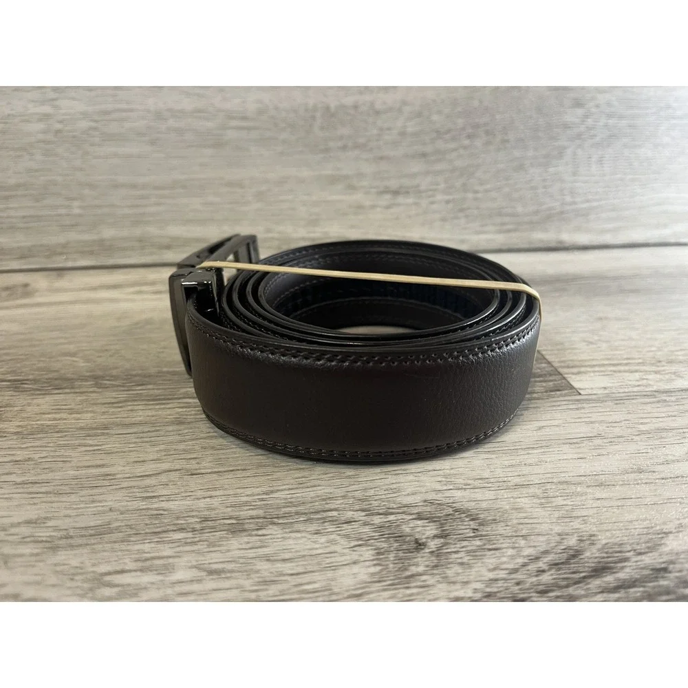 Men's Genuine Leather Ratchet Belt for Perfect‎ Fit Brown (1139-200)